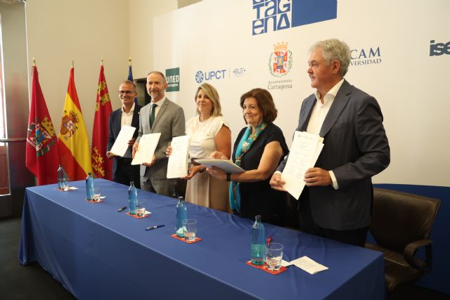 La UPCT sella la alianza Cartagena Ciudad Universitaria con el Ayuntamiento y las universidades