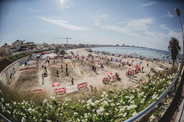 La playa de Levante de Cabo de Palos, escenario del Mastervoley - UPCT La Manga