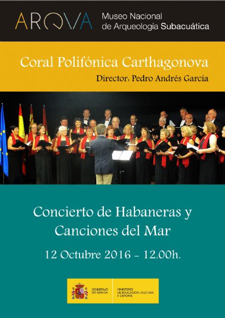 La Coral Polifónica Carthagonova ofrecerá su concierto de habaneras del Día de la Hispanidad