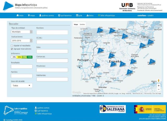 Cartagena, el mejor ejemplo de la Región en transparencia de la comunicación pública según el mapa Infoparticipa
