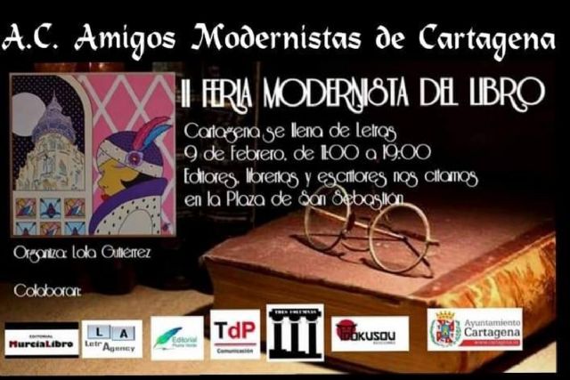 Llega la segunda edición de la Feria Modernista del Libro a Cartagena