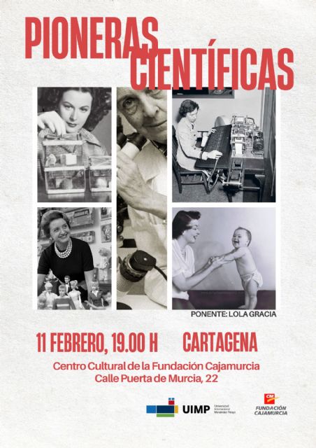 El Centro Cultural de CajaMurcia en Cartagena acoge la charla 'Pioneras Científicas' en el Día Internacional de la Mujer y la Ciencia