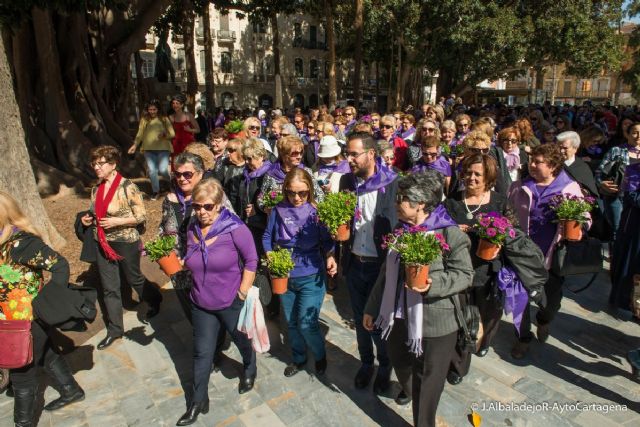 Cartagena se vuelca en los actos del Dia Internacional de la Mujer