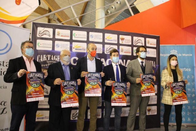 El Palacio de Deportes de Cartagena acoge de nuevo el Campeonato Internacional de Parabádminton
