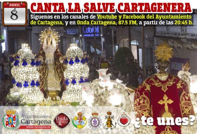 Salve Cartagenera en streaming para vivir este Miércoles Santo desde casa