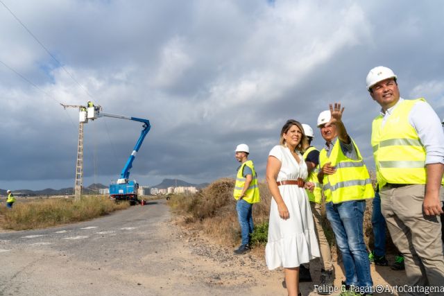 Comienza el desmontaje de la línea eléctrica aérea de Marchamalo para proteger la fauna y el ecosistema