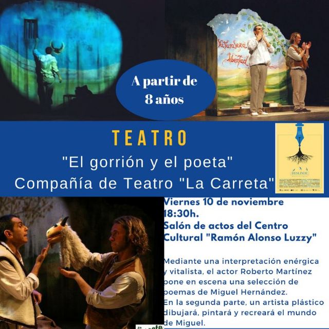 El Luzzy ofrece una propuesta doble de Teatro Infantil dentro del ciclo `Leer, pensar, imaginar