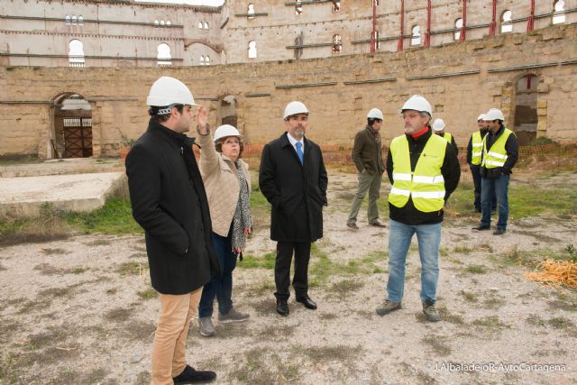 Comienzan los sondeos dentro de los trabajos que se estan llevando a cabo en el anfiteatro