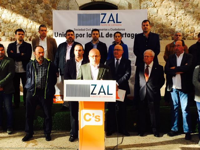 Cs supervisa el estado de ejecución de sus enmiendas para desarrollar la Zona de Actividades Logísticas de Cartagena