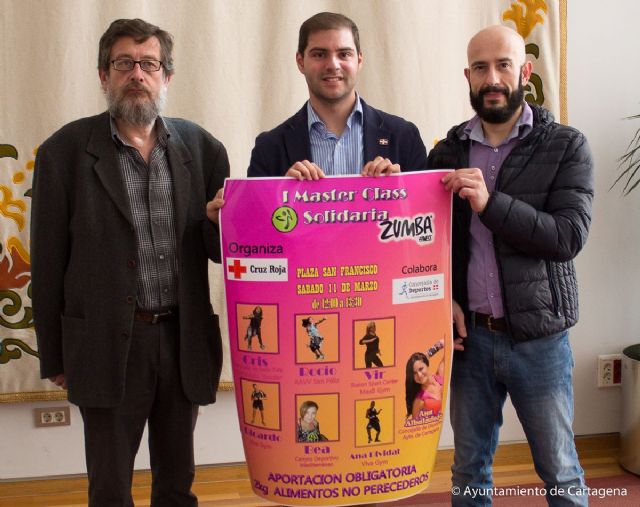 Ayuntamiento y Cruz Roja Cartagena organizan la I Master Class Solidaria de Zumba