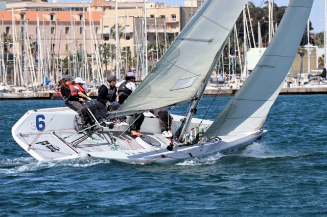 Éxito en la primera jornada del Campeonato de España Universitario de Vela en Cartagena
