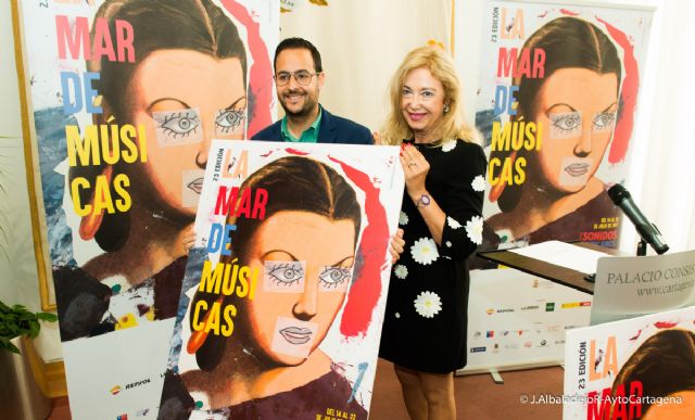 La creatividad colorista de Eduardo Arroyo anuncia La Mar de Musicas 2017