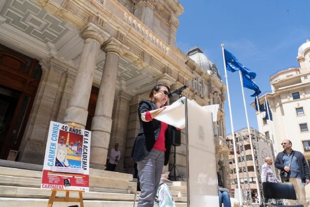 El discurso ´Poesía ante el tiempo y la inmortalidad´, de Carmen Conde, resuena en Cartagena por el 40 aniversario del ingreso en la RAE