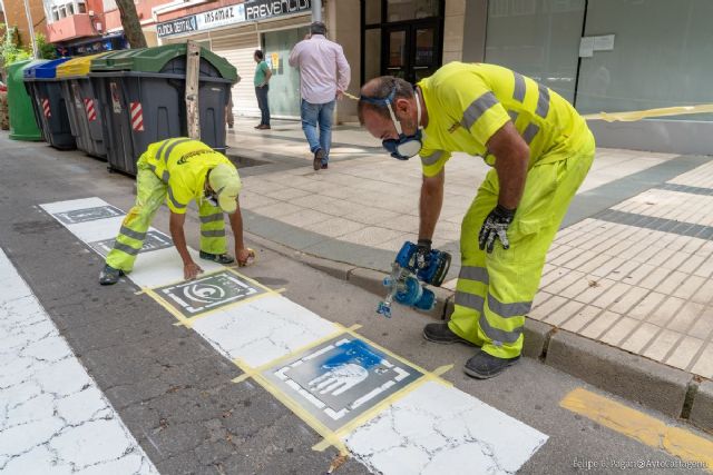 El Ayuntamiento adapta pasos de peatones para niños con trastorno del espectro autista