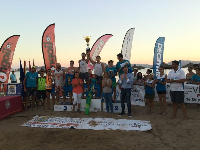 El mastervoley reunió a doscientos jugadores en la playa de La Manga