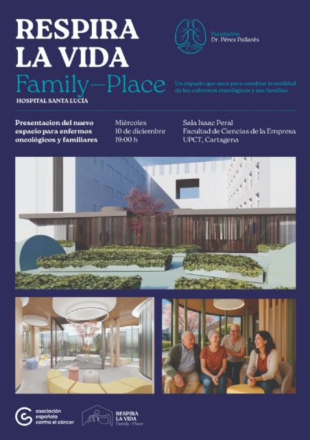 Este miércoles se presentará ‘Respira la vida-Family Place’: el primer espacio oncológico de acompañamiento emocional de España financiado íntegramente por la ciudadanía