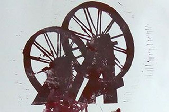 Francisco Hidalgo presenta su nuevo trabajo, Laminas heridas en el Ramon Alonso Luzzy