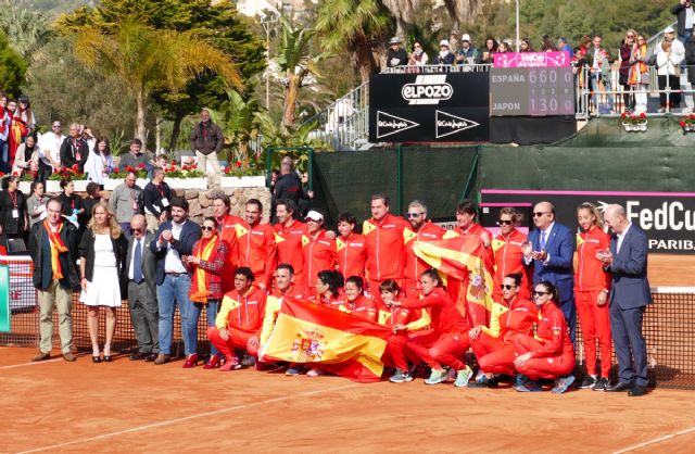 La selección española femenina de tenis logra en La Manga el pase a la fase final de la Fed Cup
