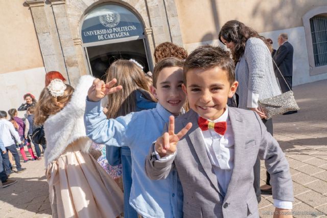 Alumnos del Colegio Atalaya pasean por la alfombra roja de sus III Premios a los mejores Cortos Matemáticos