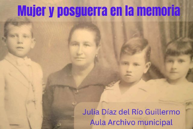 La Universidad Popular de Cartagena analiza este martes el papel de las mujeres durante la posguerra