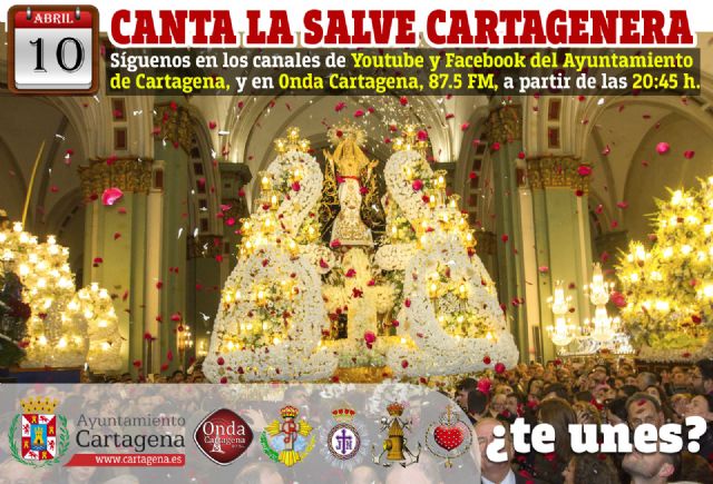 El campanario de Santa María estrenará su matraca durante el canto de la Salve Cartagenera del Viernes Santo