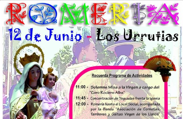 Los Urrutias celebrará el domingo una misa y romería en honor a su patrona La Virgen del Carmen