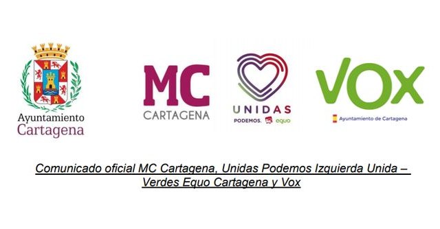 MC, Unidas Podemos y Vox rechazan el uso partidista del Salón de Pleno por parte de Noelia Arroyo