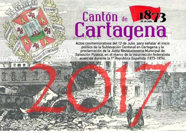 El Area de Cultura y Patrimonio organiza una jornada para conmemorar el miercoles la Revolucion Cantonal