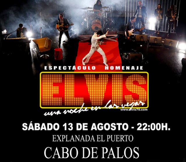 Cabo de Palos se adentra en el espectáculo de Las Vegas con un homenaje a Elvis