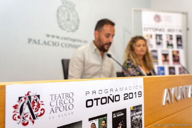 Comedia, musicales y zarzuela en el Teatro Circo Apolo de El Algar para este otoño