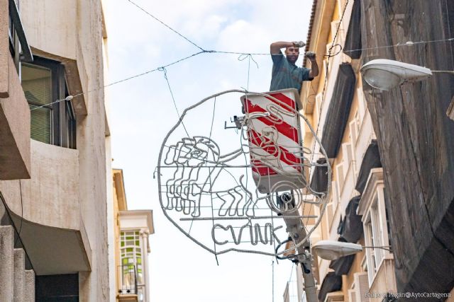 Carthagineses y Romanos se preparan para iluminar Cartagena