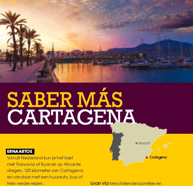 La revista Espanje descubre Cartagena a sus lectores belgas y holandeses