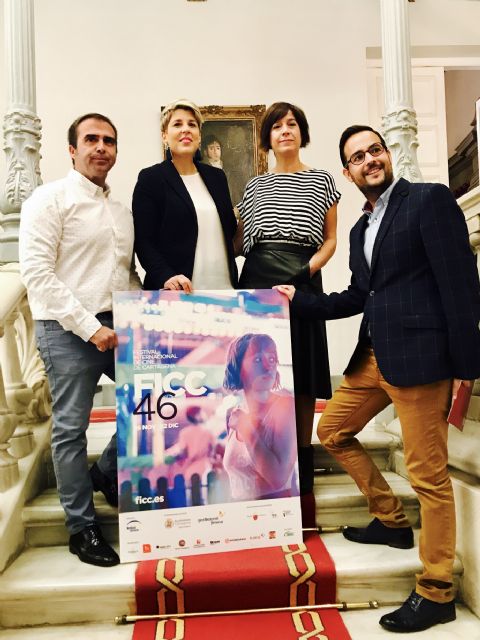 Noelia Arroyo interviene en la presentación de la 46 edición del Festival Internacional de Cine de Cartagena