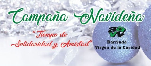 La Barriada Virgen de la Caridad celebra una Navidad solidaria con la recogida de alimentos para los más necesitados