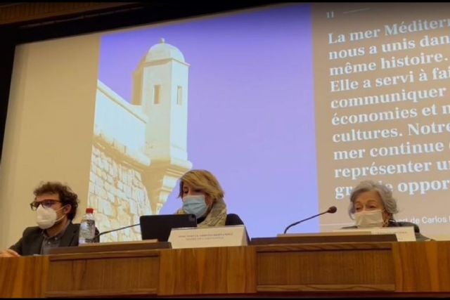 Arroyo defiende en París una Ruta Cultural del Mediterráneo liderada por Cartagena