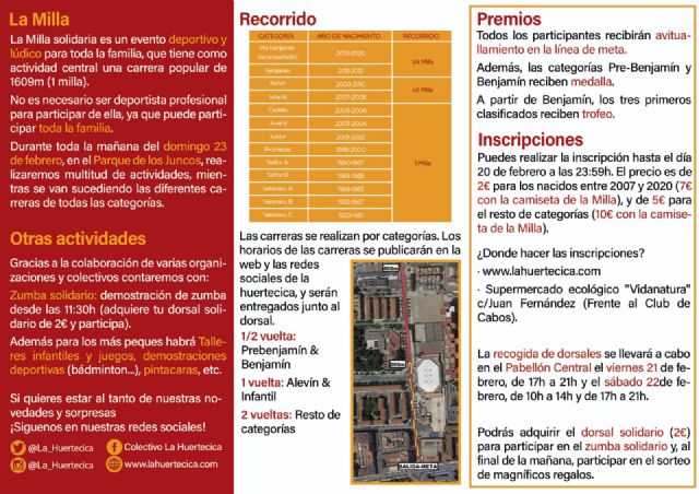 VII milla urbana solidaria 'La Huertecica'
