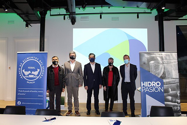 Hidrogea y el Banco de Alimentos del Segura fomentan la factura digital “en beneficio de las personas con necesidades básicas de alimentación”