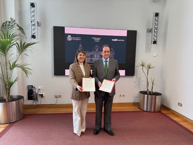 El Palacio Consistorial de Cartagena contará con una nueva iluminación ornamental exterior gracias a la Fundación Iberdrola España