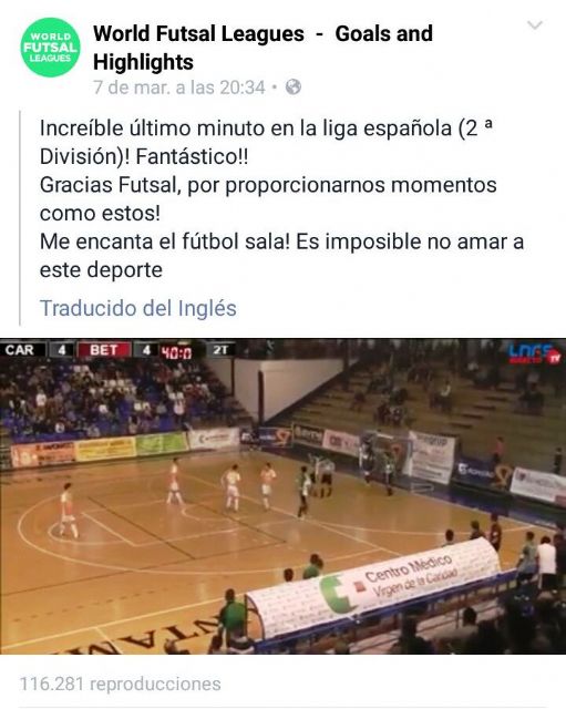 El choque entre Plásticos Romero Cartagena y Real Betis traspasa fronteras