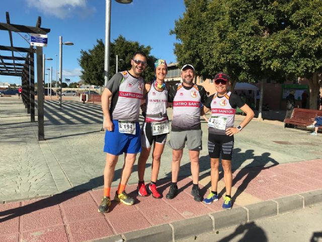 El Club Cuatro Santos Cartagena obtiene tres puestos de honor en Librilla