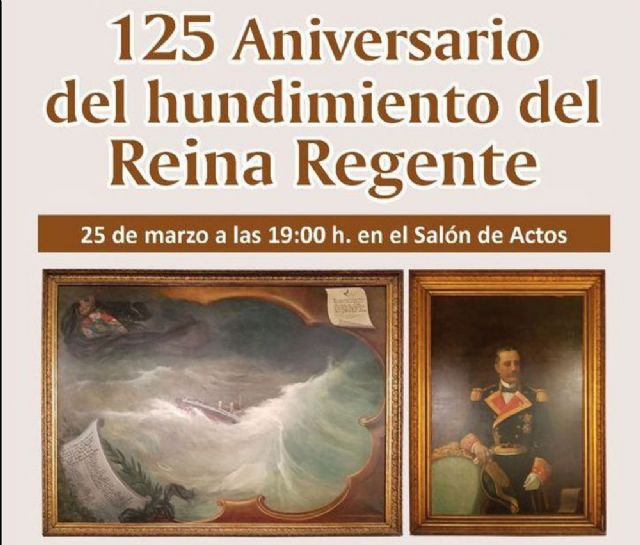 Se celebra el 125 Aniversario del hundimiento del Reina Regente