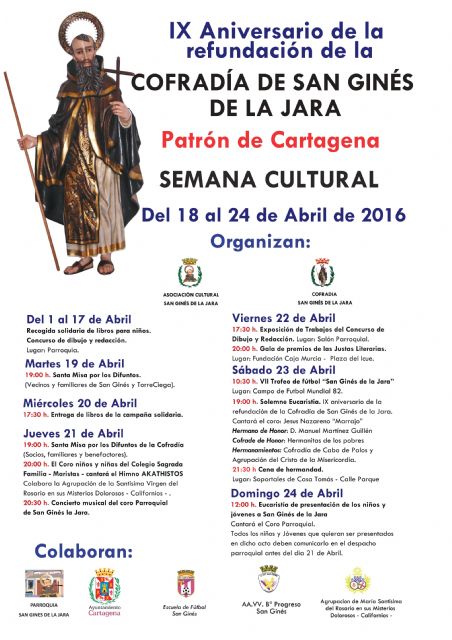 Semana Cultural de la Cofradía de San Ginés de la Jara de Cartagena