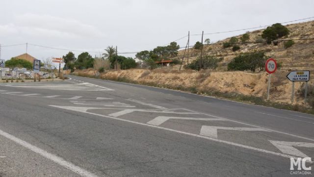 MC Cartagena exigirá al Gobierno socialista que garantice la seguridad en la carretera municipal que une La Asomada con San Félix