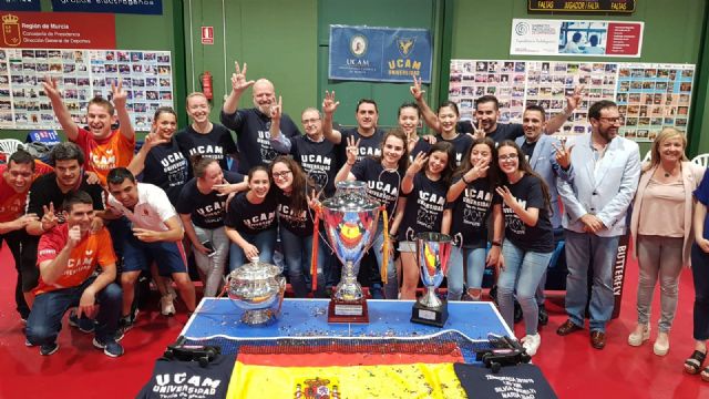 El UCAM Cartagena conquista la ETTU Cup europea y completa un triplete histórico