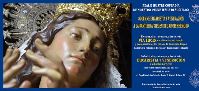 Vía Lucis, Eucaristía y veneración a la Santísima Virgen del Amor Hermoso