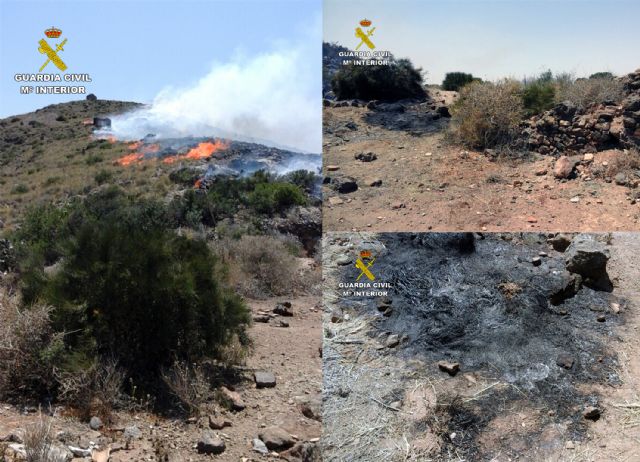 La Guardia Civil esclarece el incendio del Monte Miral San Ginés de la Jara