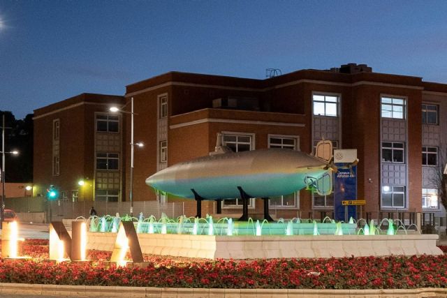 El Submarino se ilumina esta noche por el Día Mundial del Cáncer de Próstata