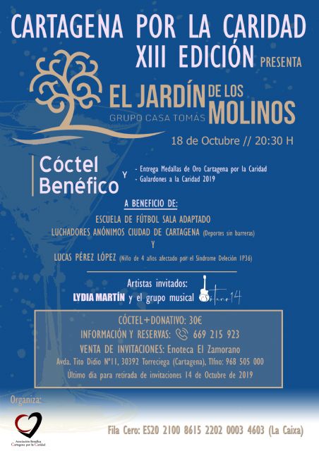 'Cartagena por la Caridad´ organiza un cóctel benéfico