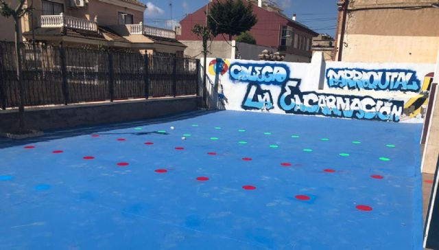 El Colegio Parroquial de La Encarnación, preparado para el regreso de los alumnos