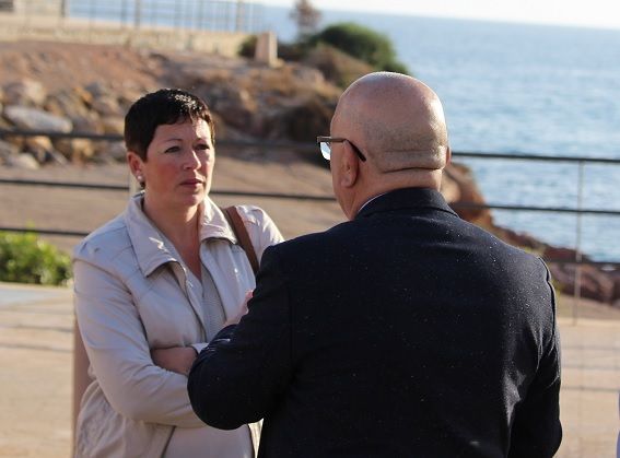 Ciudadanos celebra con reparos las obras de adecuación de la plaza Juan Paredes de La Azohía